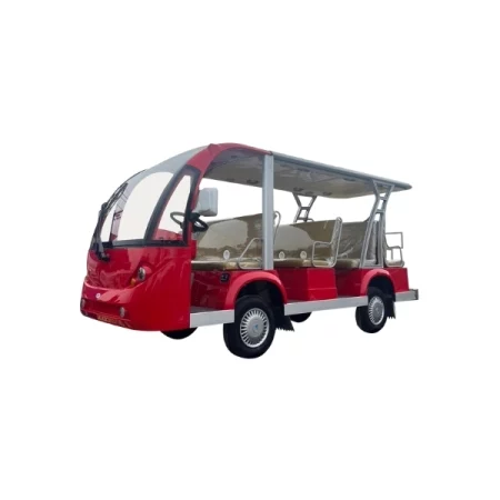 รถกอล์ฟไฟฟ้า UE-09+3A ขนาด 12 ที่นั่ง สำหรับสวนสัตว์ หน่วยงานภาครัฐ สวนสนุก